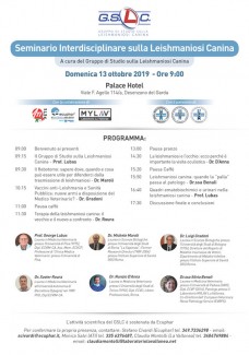 Seminario Interdisciplinare sulla Leishmaniosi Canina Seminario Interdisciplinare sulla Leishmaniosi Canina